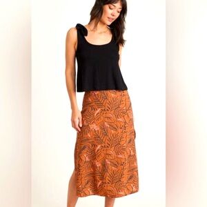 Marine Layer Ryan Midi Slip Skirt
